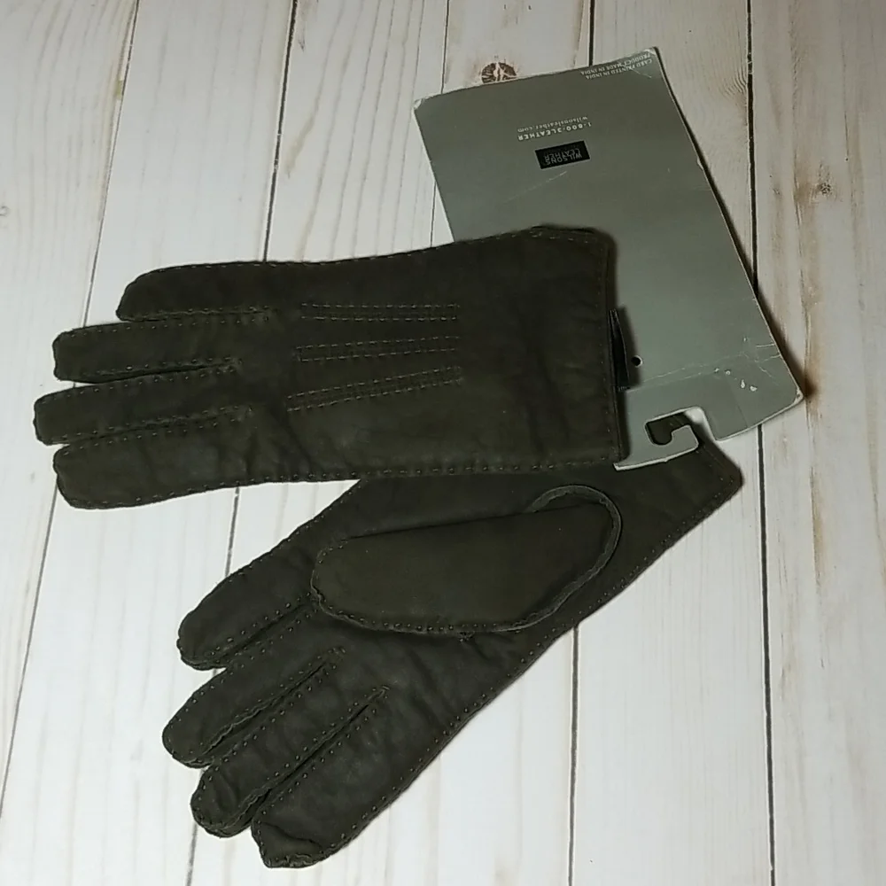 New Wilson's leather gloves small‎